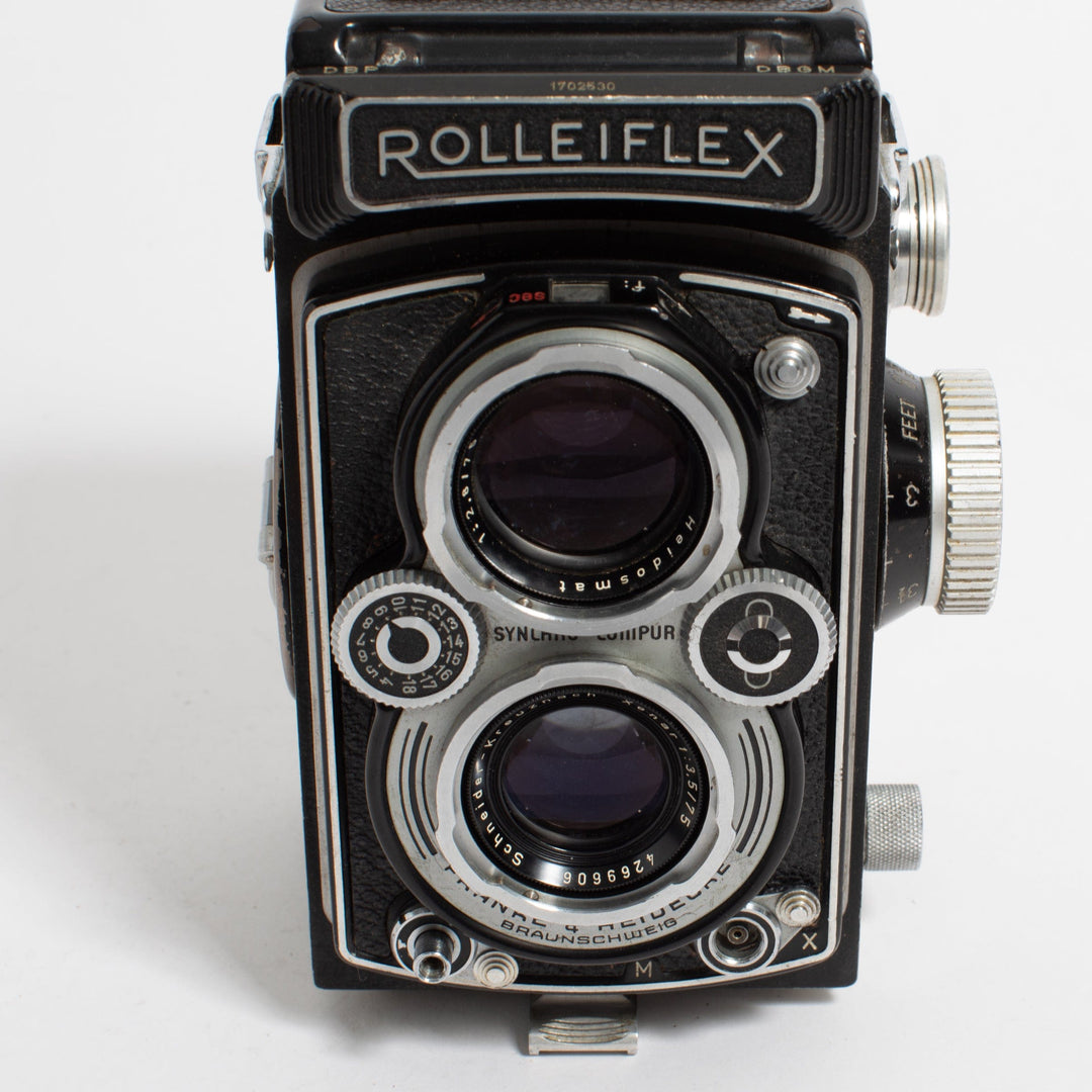 Rolleiflex 3.5B w/ 75mm f/3.5 Schneider-Kreuznach Xenar -- fresh CLA!