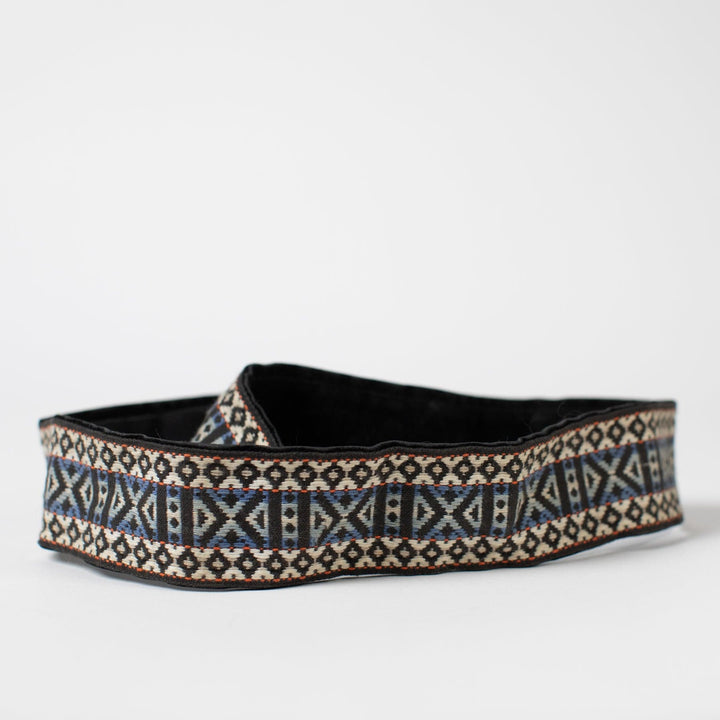 Vintage Blue/White/Gray Camera Strap