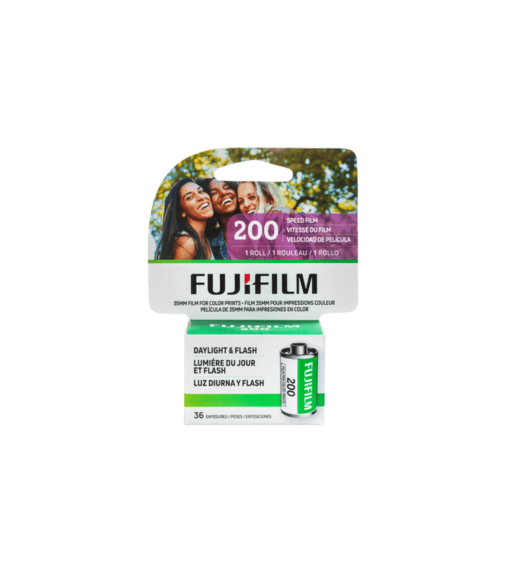 Fujifilm 200, 35mm, 36 exp, Color Film (Single Roll Purchase)