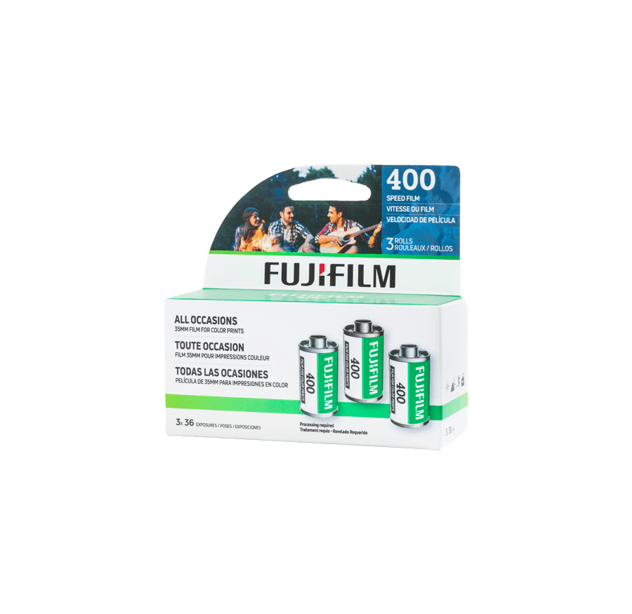 Fujifilm 400 3pack 36 Exp. 35mm Film, Total 108 Exposures