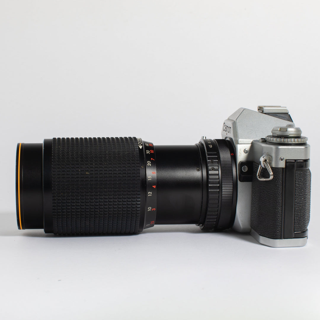 Canon AV-1 with FD 50mm f/1.8 & 80-205mm f/4.5