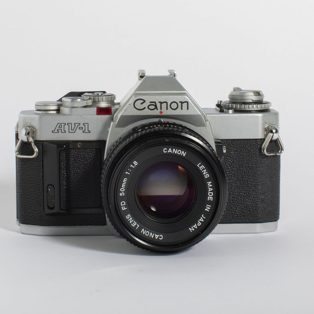 Canon AV-1 with FD 50mm f/1.8 & 80-205mm f/4.5