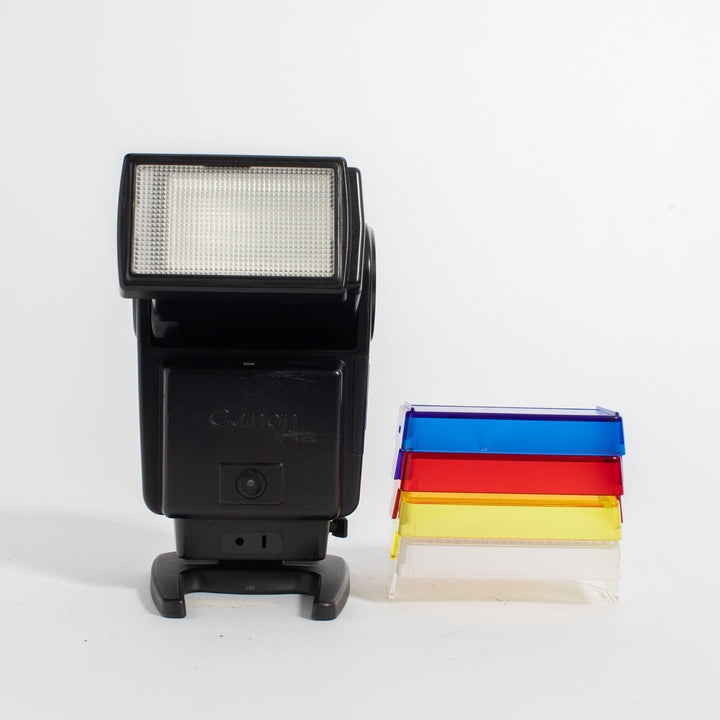 Canon Speedlite 199A Flash with colored shades