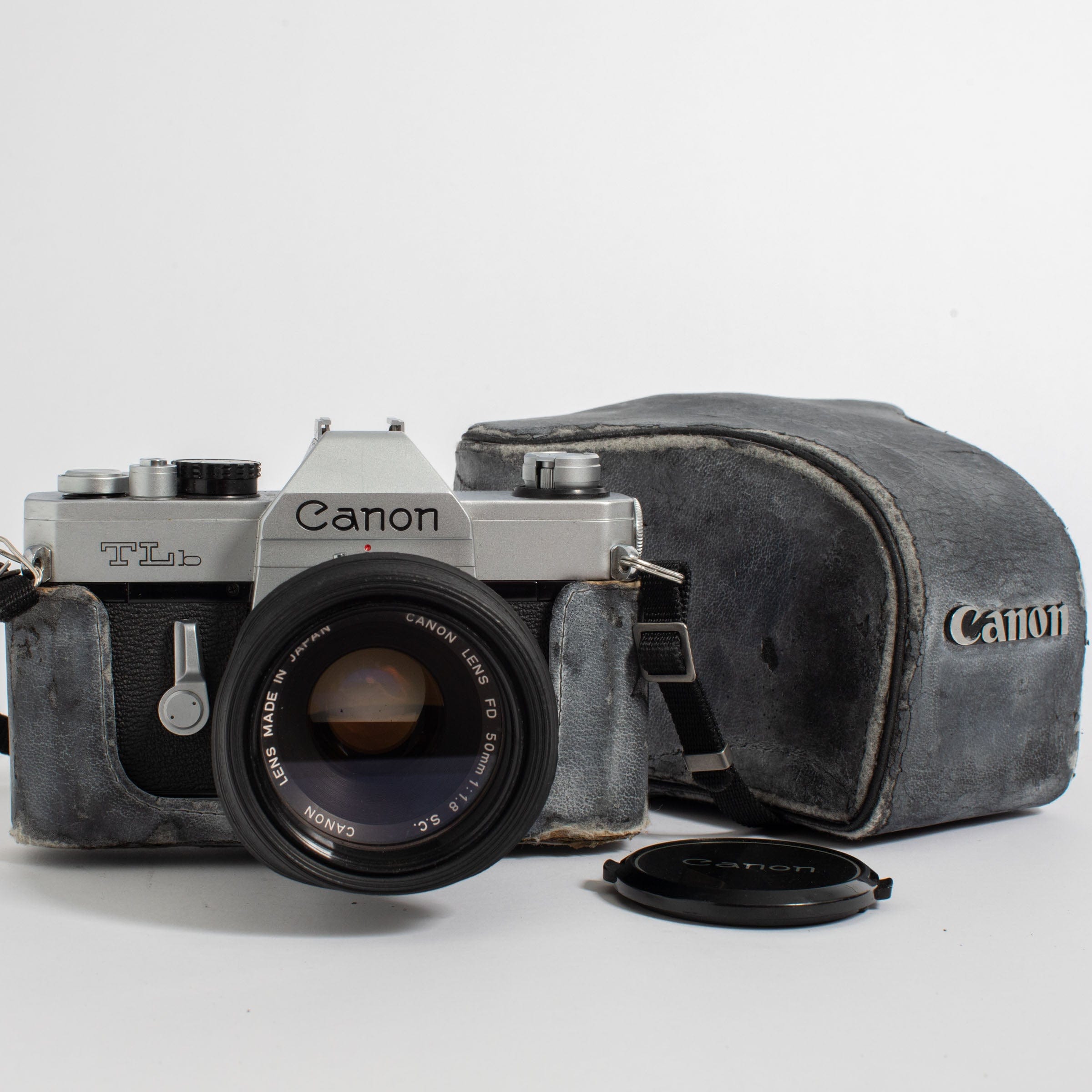 Canon TLb w/ FD 50mm 1.8 S.C. lens and original Canon case – Film Supply  Club