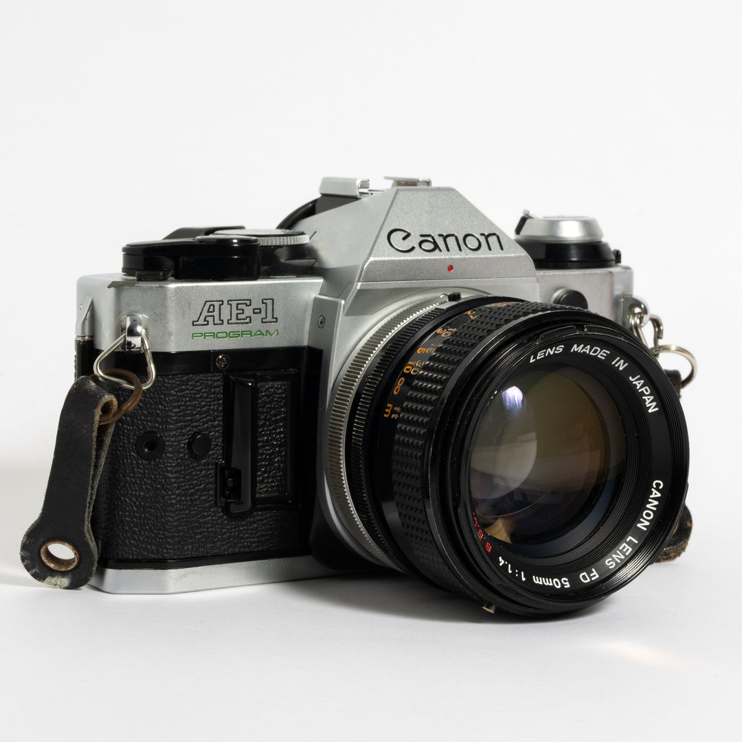 Canon AE-1 Program 50mm FD f/1.8 with Power Winder