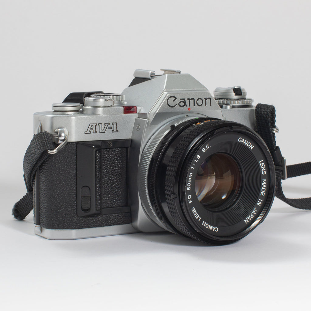 Canon AV-1 with FD 50mm f/1.8 – Film Supply Club