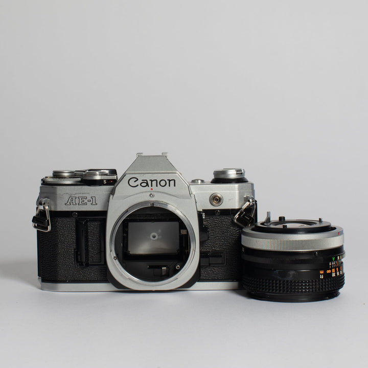 Canon AE-1 w/ 50mm FD f/1.8 & 135mm FD f/3.5 Lens