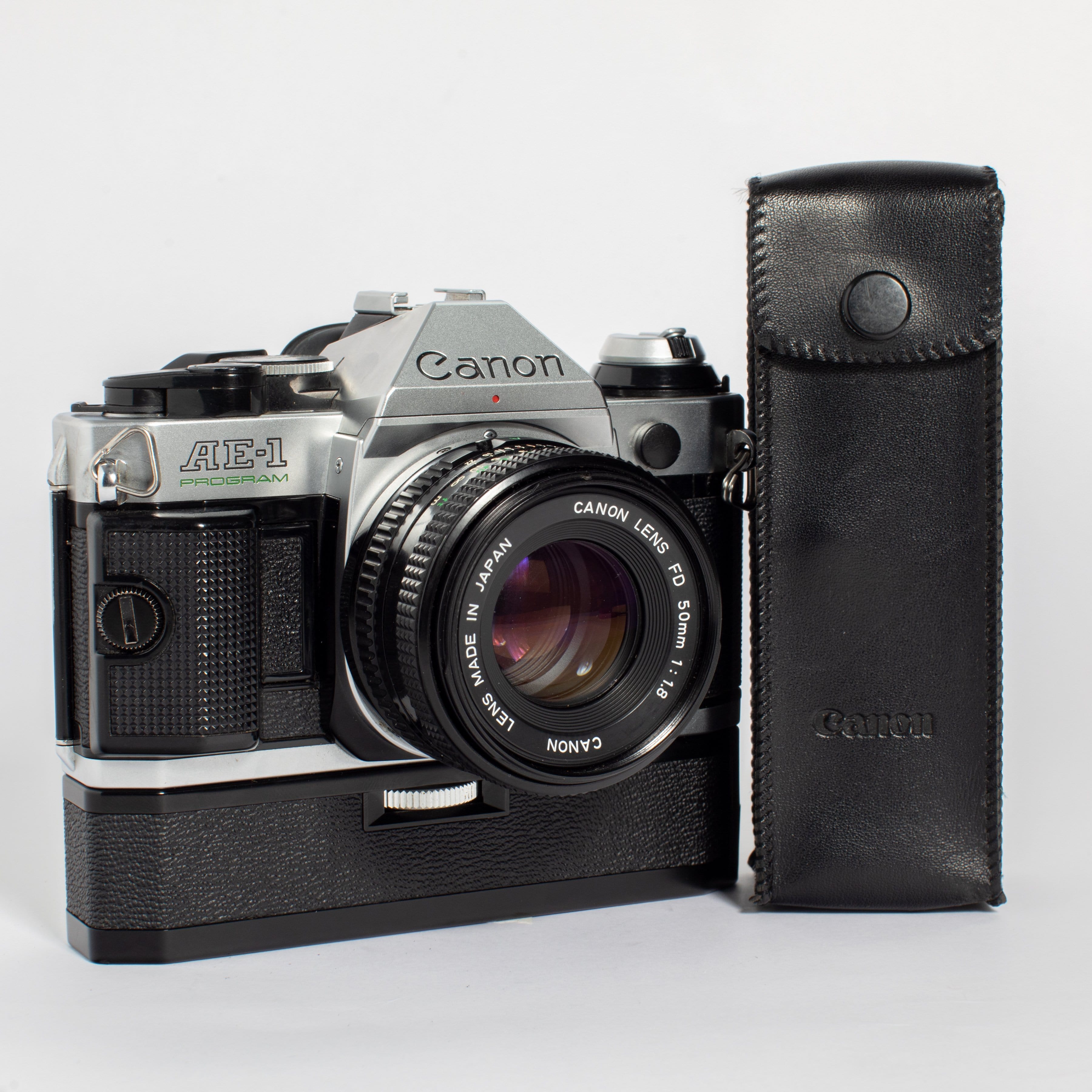 Canon AE-1 Program 50mm FD f/1.8 with Power Winder