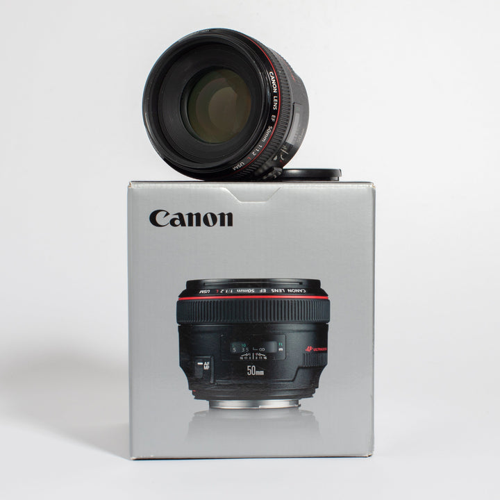 Used Canon 50mm EF lens f/1.2 L Series USM