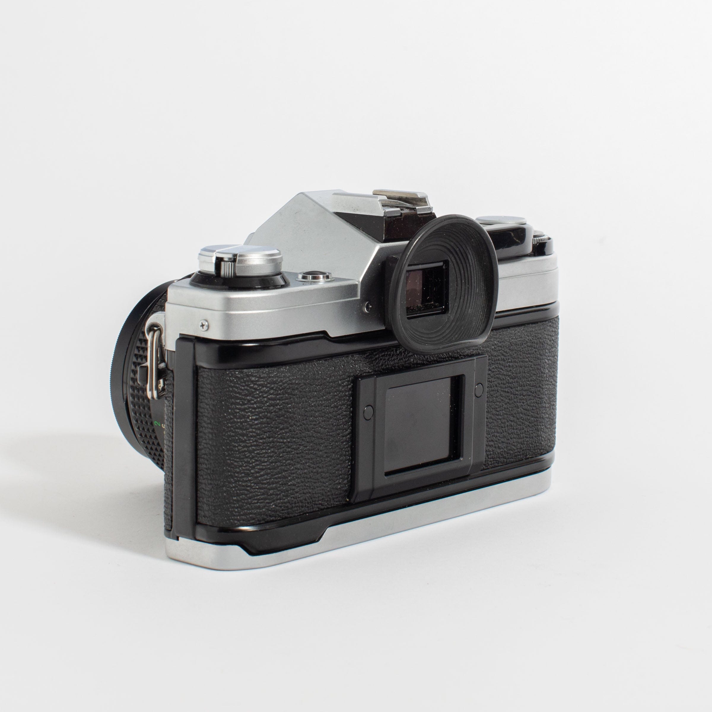Canon AE-1 with 50mm FD f/1.8 Lens and Canon FD 100-200mm f/5.6