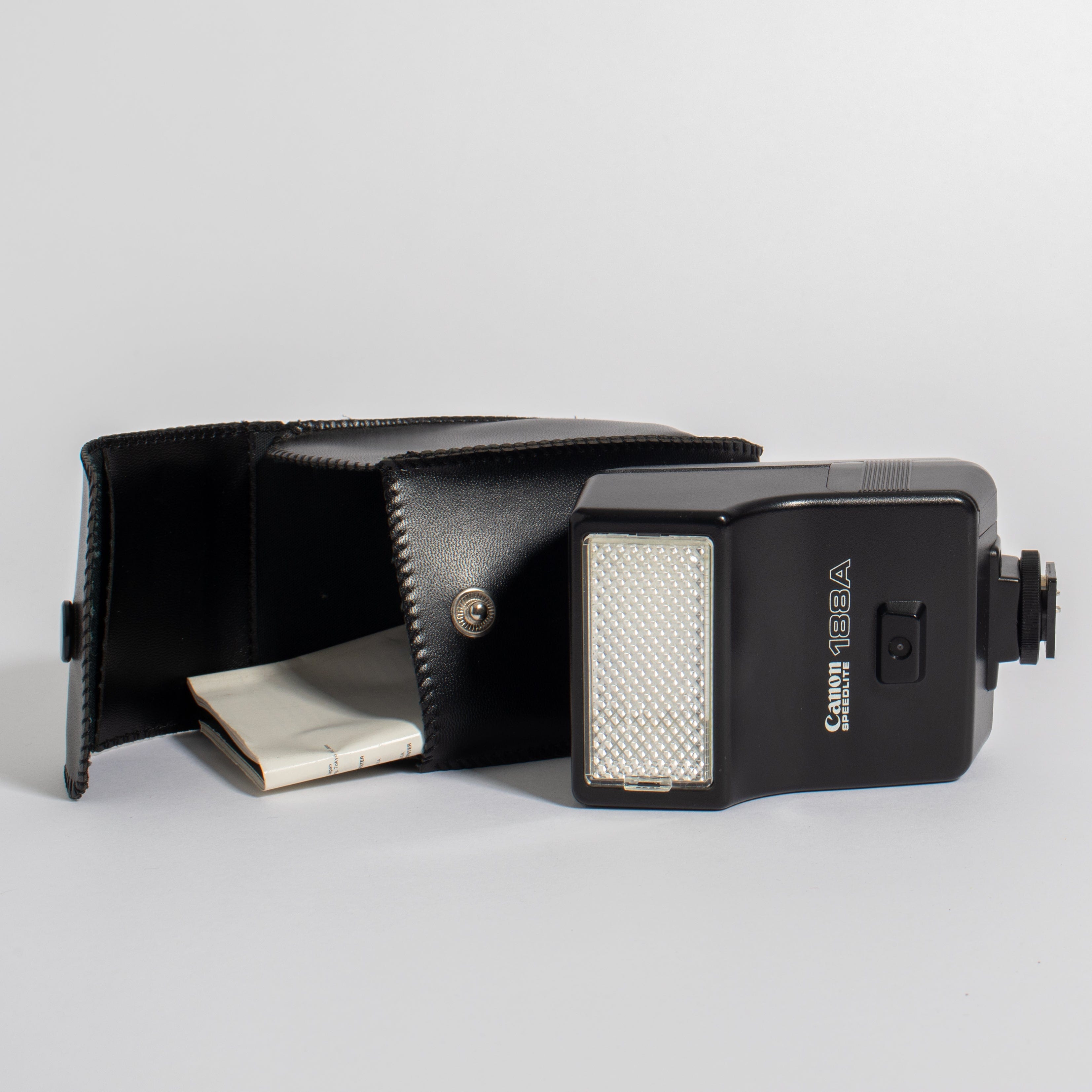 Canon Speedlite 188A Flash with Leather Case – Film Supply Club