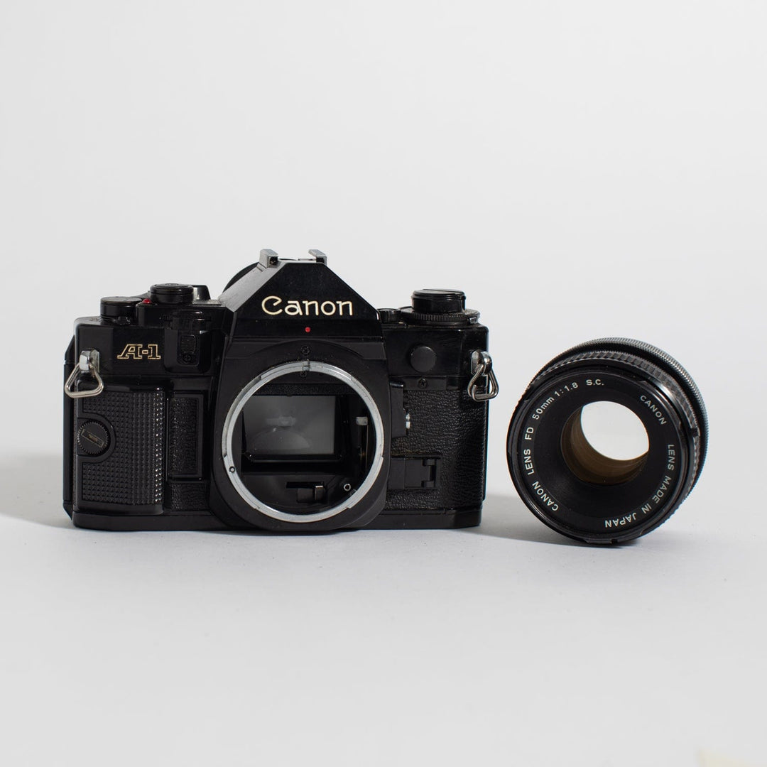 Canon A-1 with 50mm f/1.8 Lens
