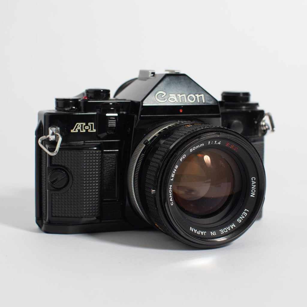 CANON A1 A-1 Kamera SLR mit CANON FD 1,4/50mm S.S.C. OBJEKTIV CANON A1 A-1 Kamera SLR mit CANON FD 1,4/50mm S.S.C. OBJEKTIV