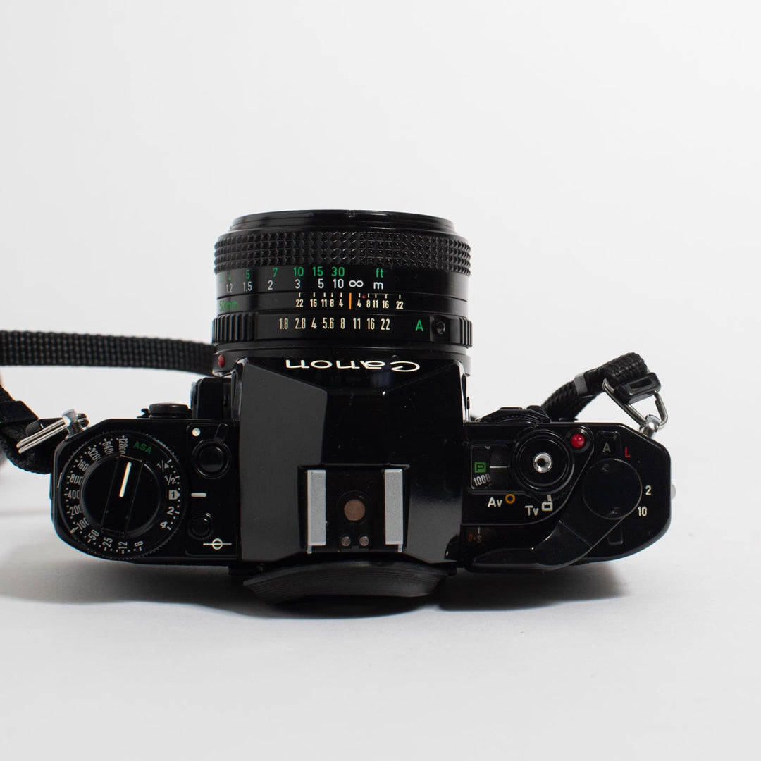 Canon A-1 with FD 50mm f/1.8 Lens -- fresh CLA