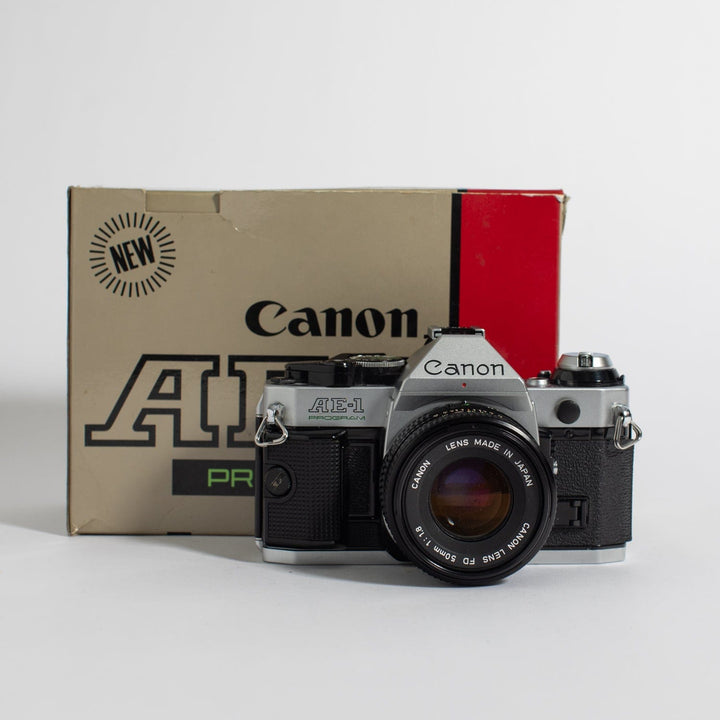 Canon AE-1 Program 50mm w/ FD f/1.8 w/ Original Box