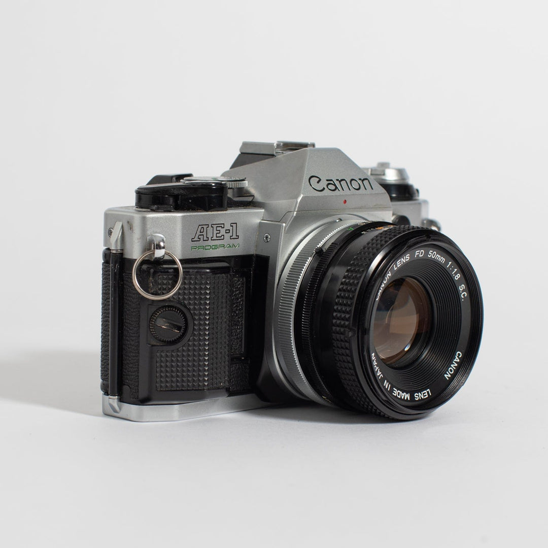 Canon AE-1 (35mm Kit) with 50mm and 70-150 mm lens – Film