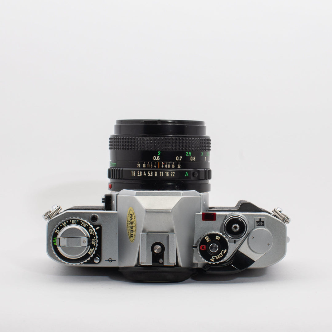 Canon AV-1 with 50mm f/1.8 FD Lens