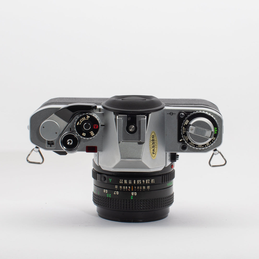 Canon AV-1 with 50mm f/1.8 FD Lens