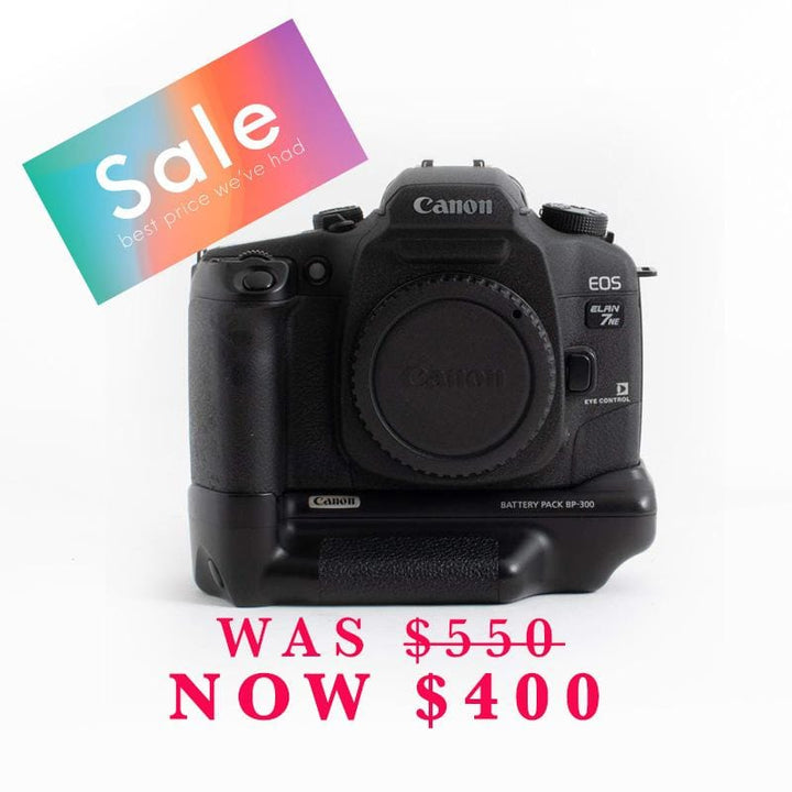 Canon EOS Elan 7NE with battery pack (body only) Replacement for customer T.