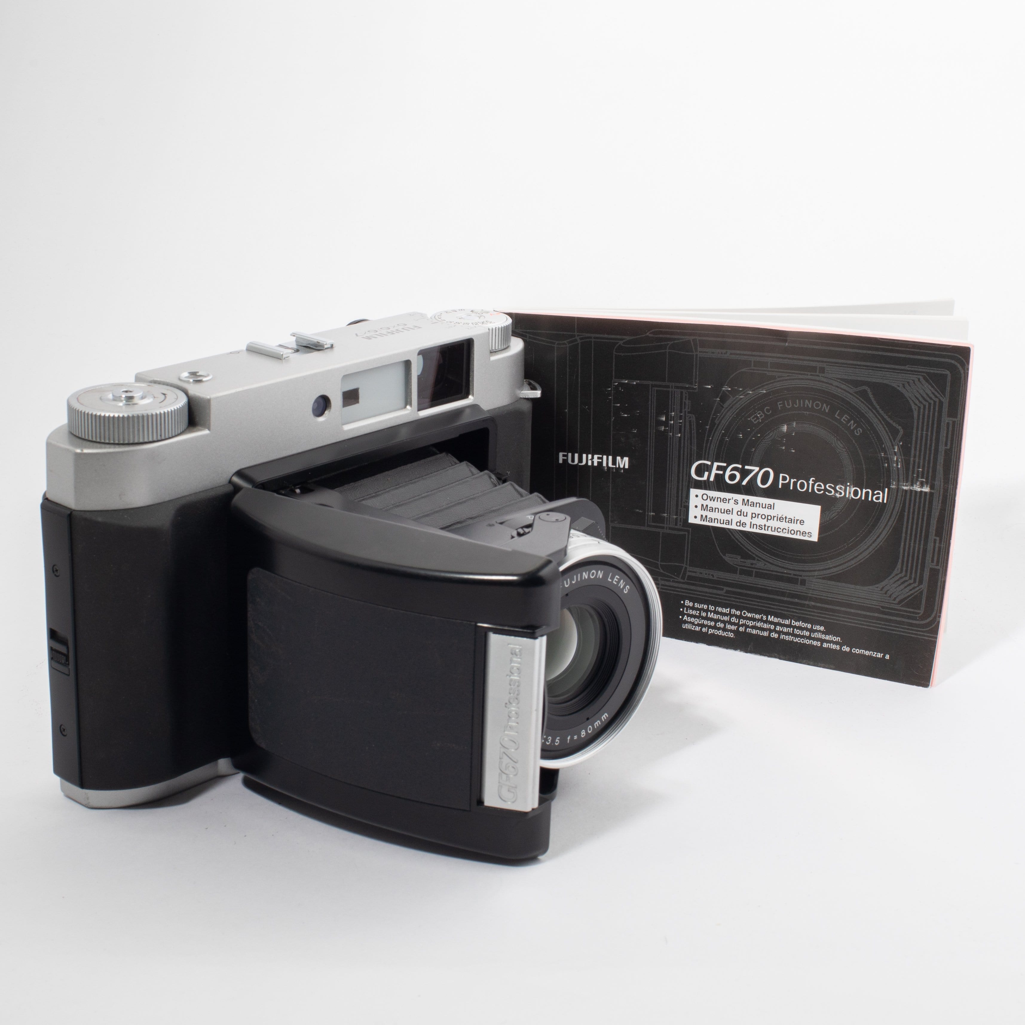 Fujifilm GF670 Rangefinder Folding Camera w Fresh CLA – Film