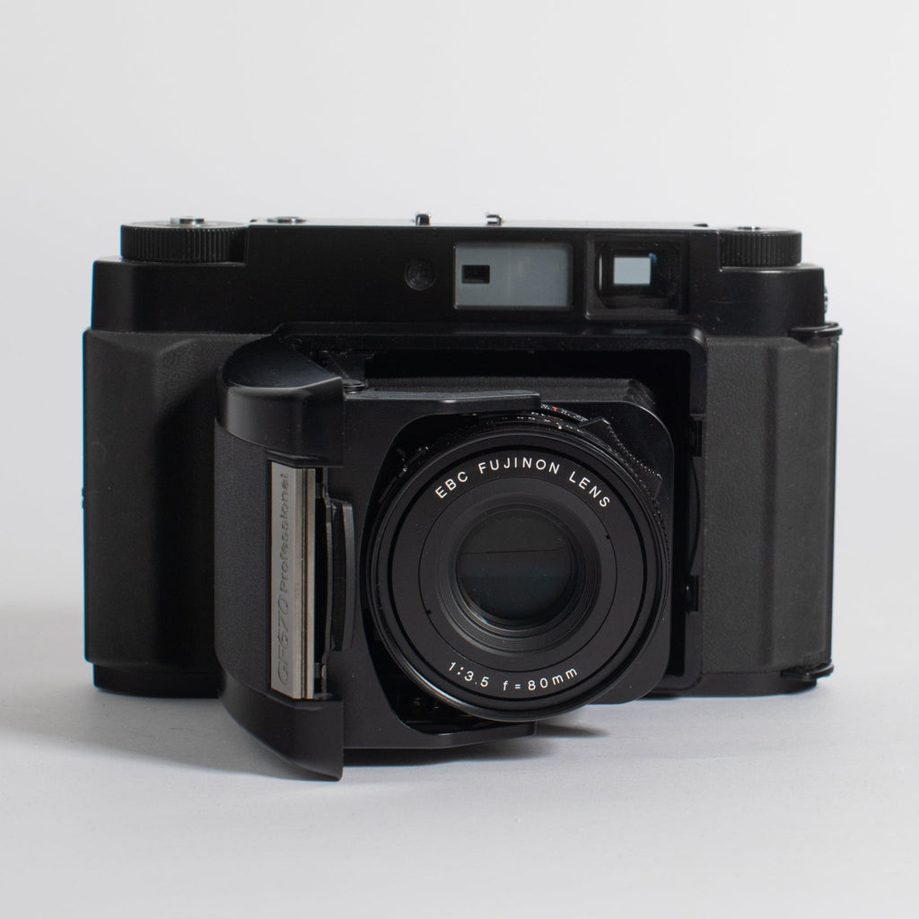 Fujifilm GF670 Rangefinder Folding Camera - Black