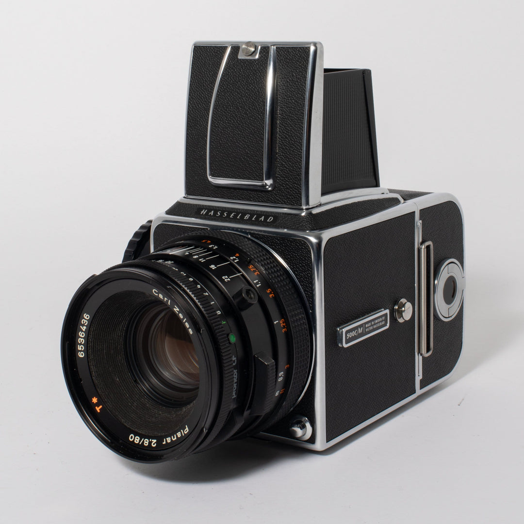 Hasselblad 500 C/M with Zeiss Planar 80mm f/2.8 CF Lens - FRESH CLA