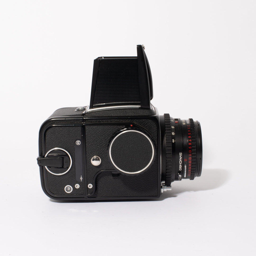 Hasselblad 500 C/M with Zeiss Planar T* 80mm f/2.8 Syncro Compur Lens - FRESH CLA