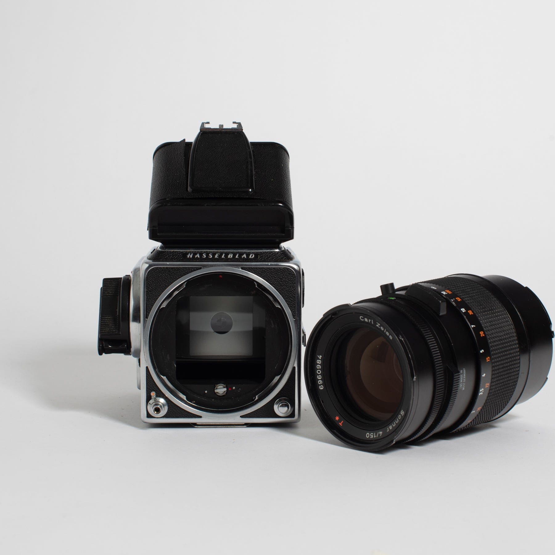 Hasselblad 503CX with PM5 viewfinder and Zeiss Sonnar 150mm f/4 T*