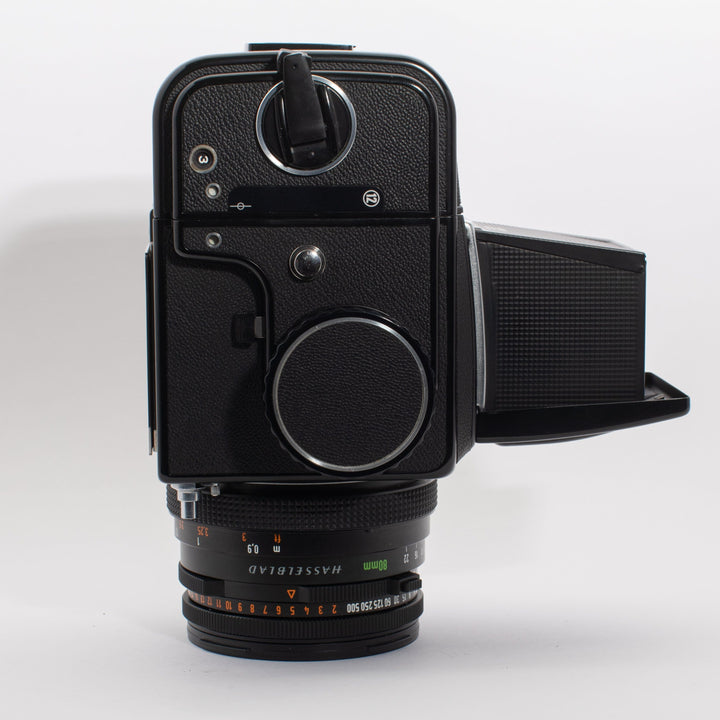 Hasselblad 500 C/M Black with Zeiss Planar T* 80mm f/2.8 Lens