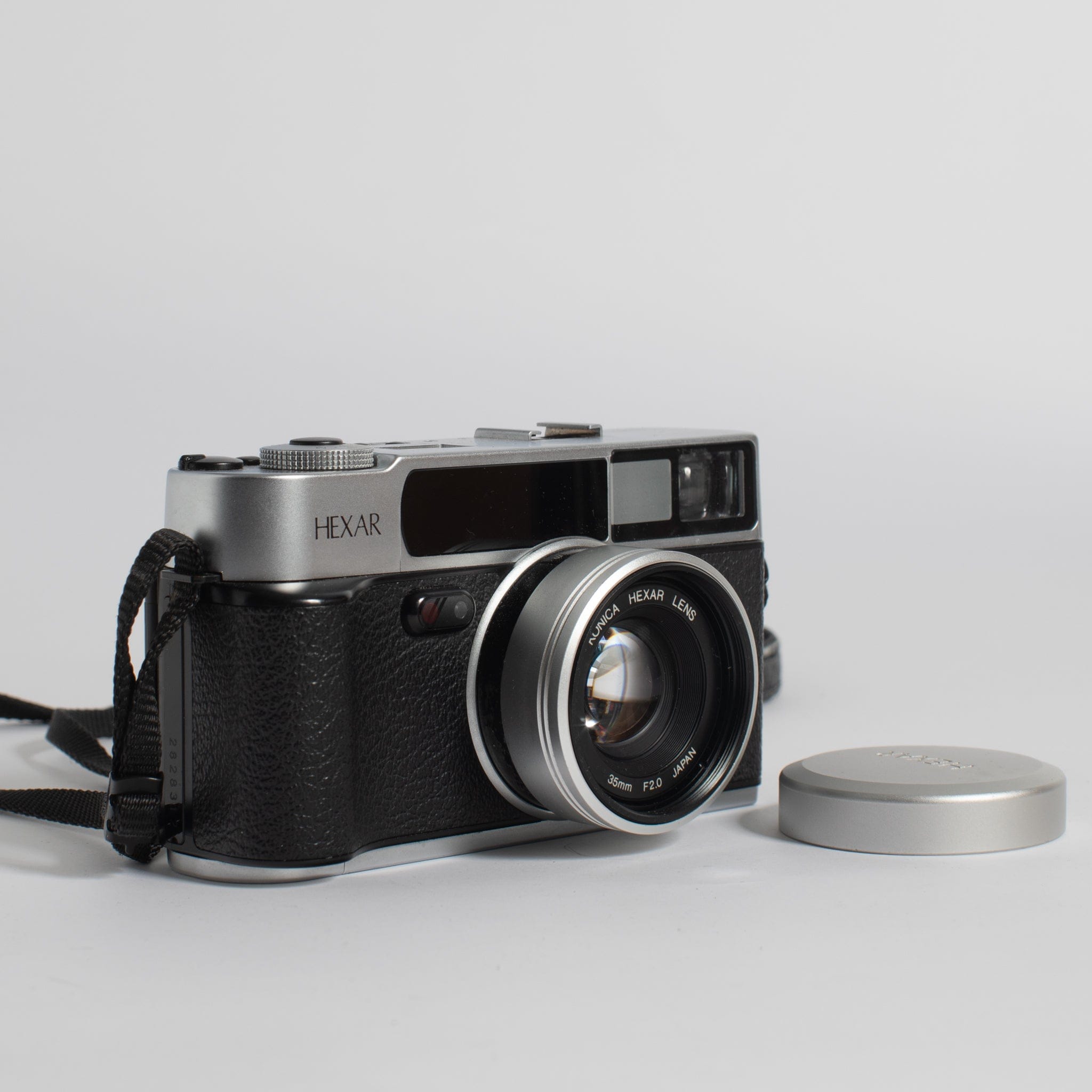 サイズ交換ＯＫ】 9821 良品 Konica HEXAR 35mm 2.0 フィルムカメラ ...