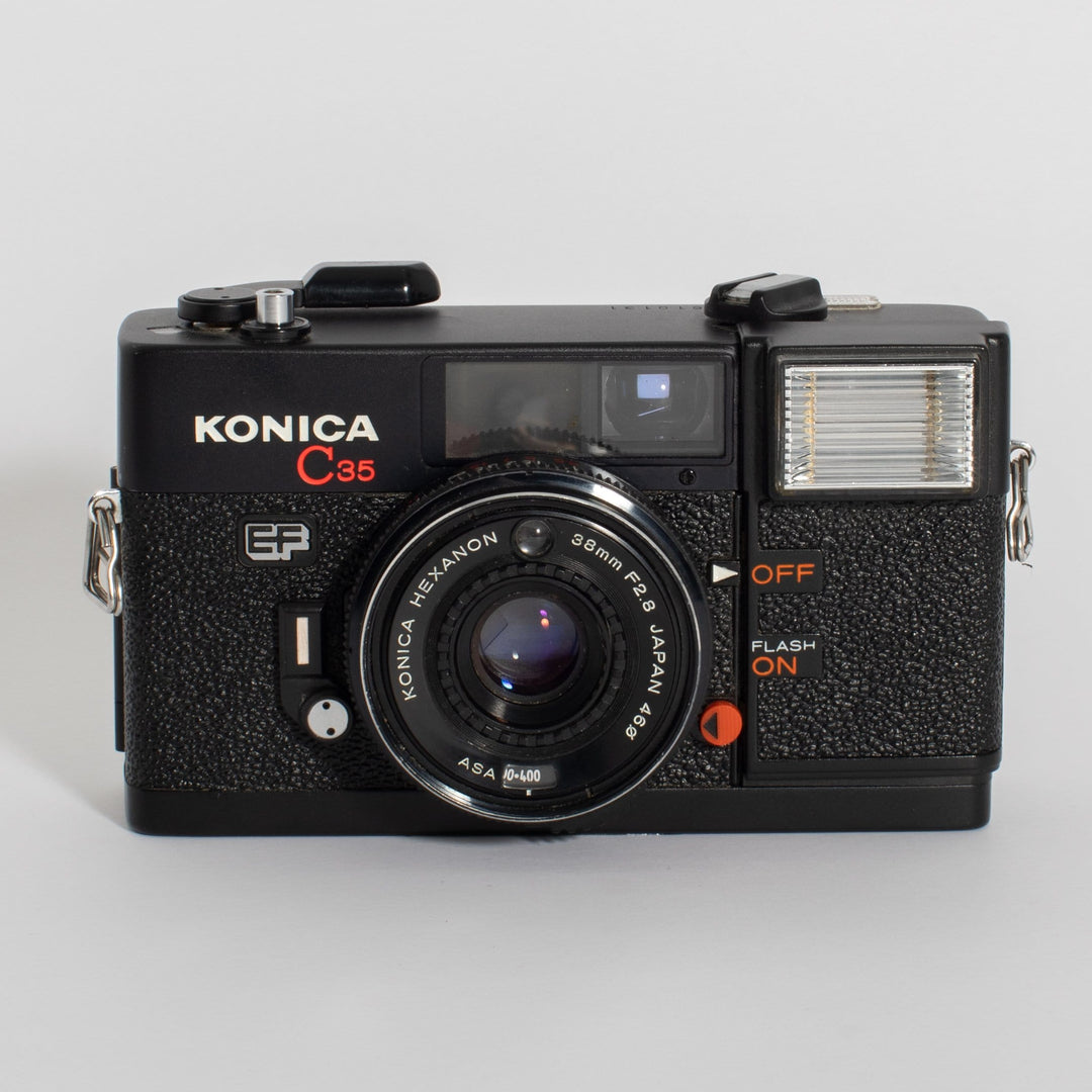 Konica C35 EF with Konica Hexanon 38mm f/2.8