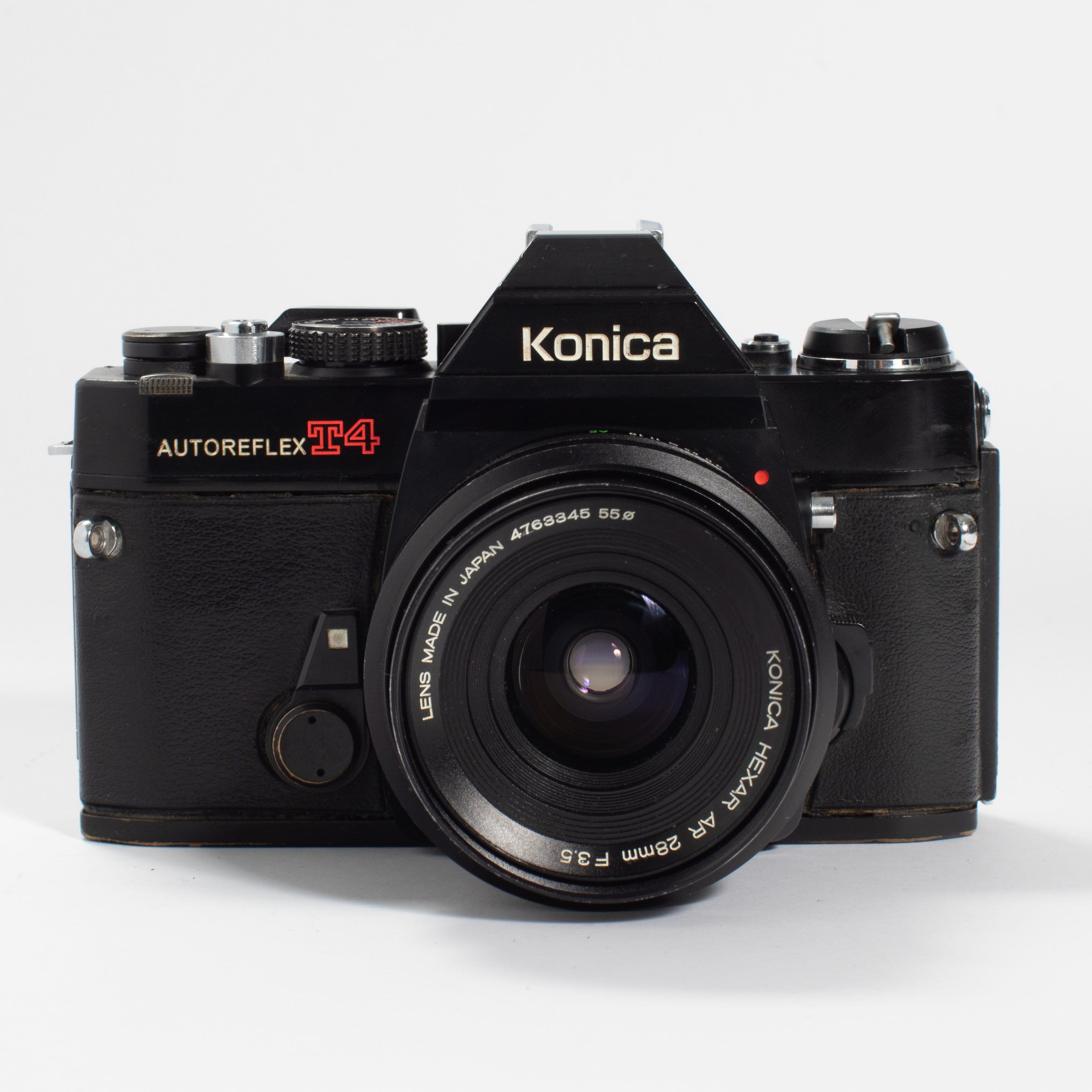 Konica Autoreflex T4 with 50mm f/1.8 & 28mm f/3.5 KIT – Film Konica Autoreflex T4 with 50mm f/1.8 & 28mm f/3.5 KIT – Film