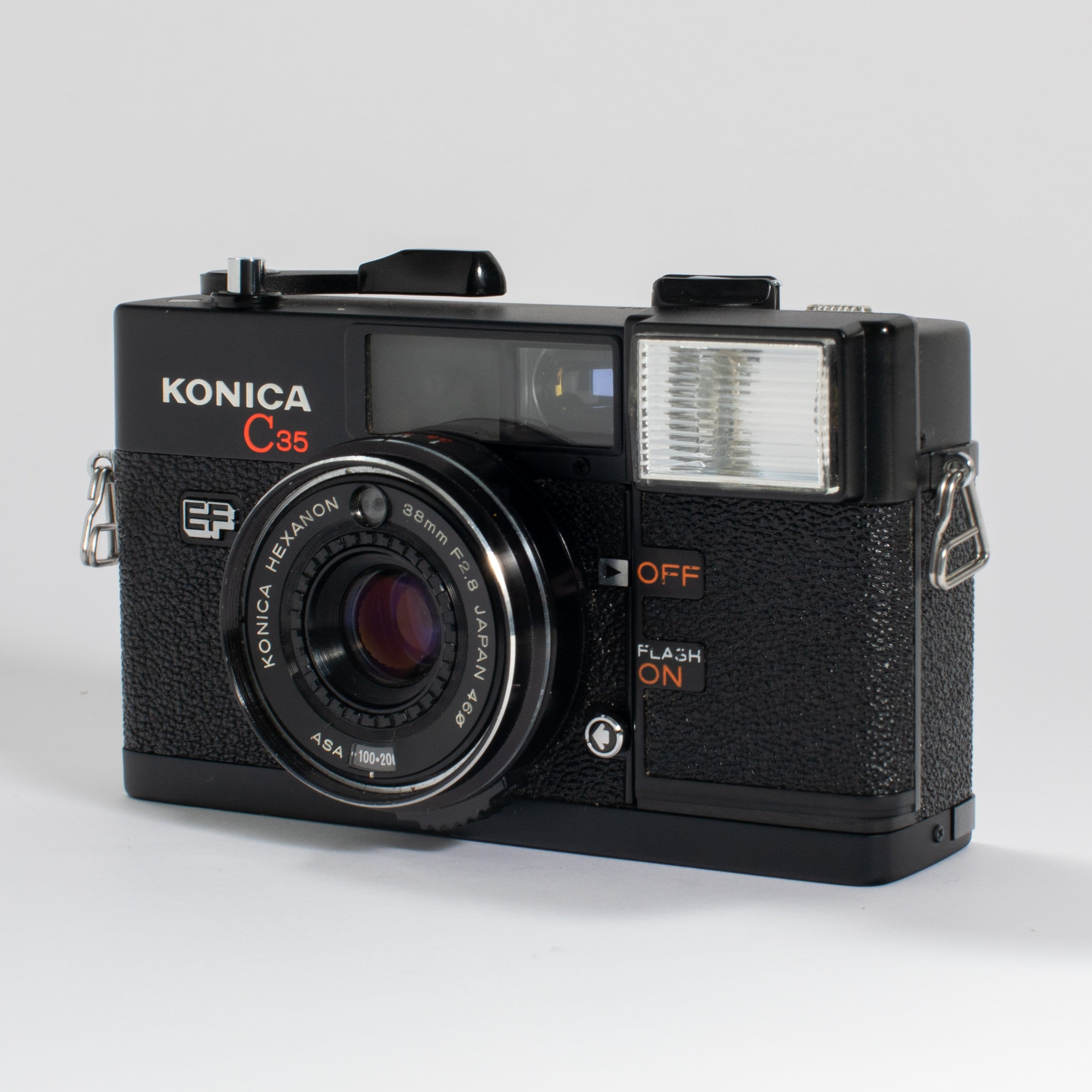 Konica C35 EF with Konica Hexanon 38mm f/2.8 – Film Supply Club