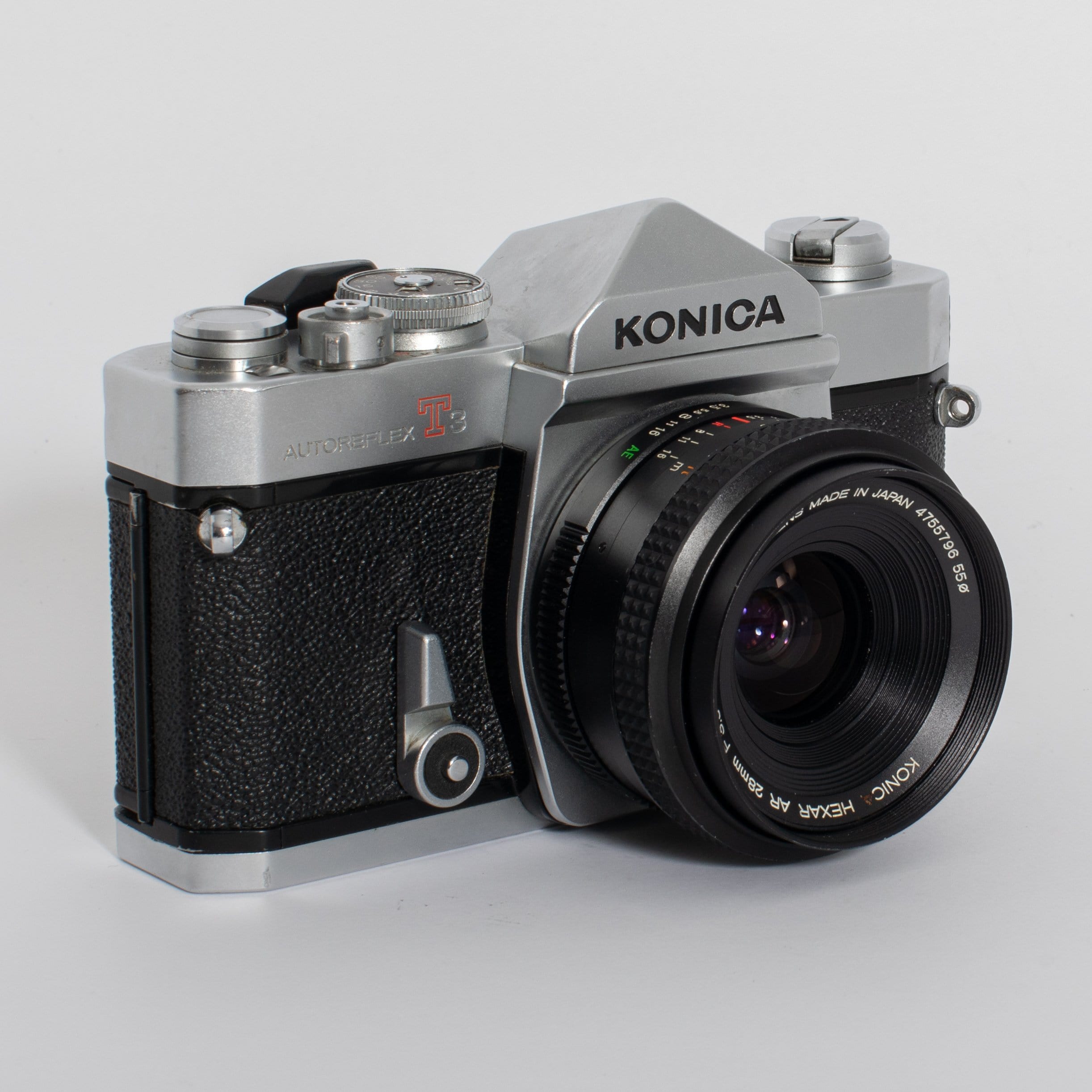 Konica Autoreflex T3 with 28mm f/3.5 Lens – Film Supply Club