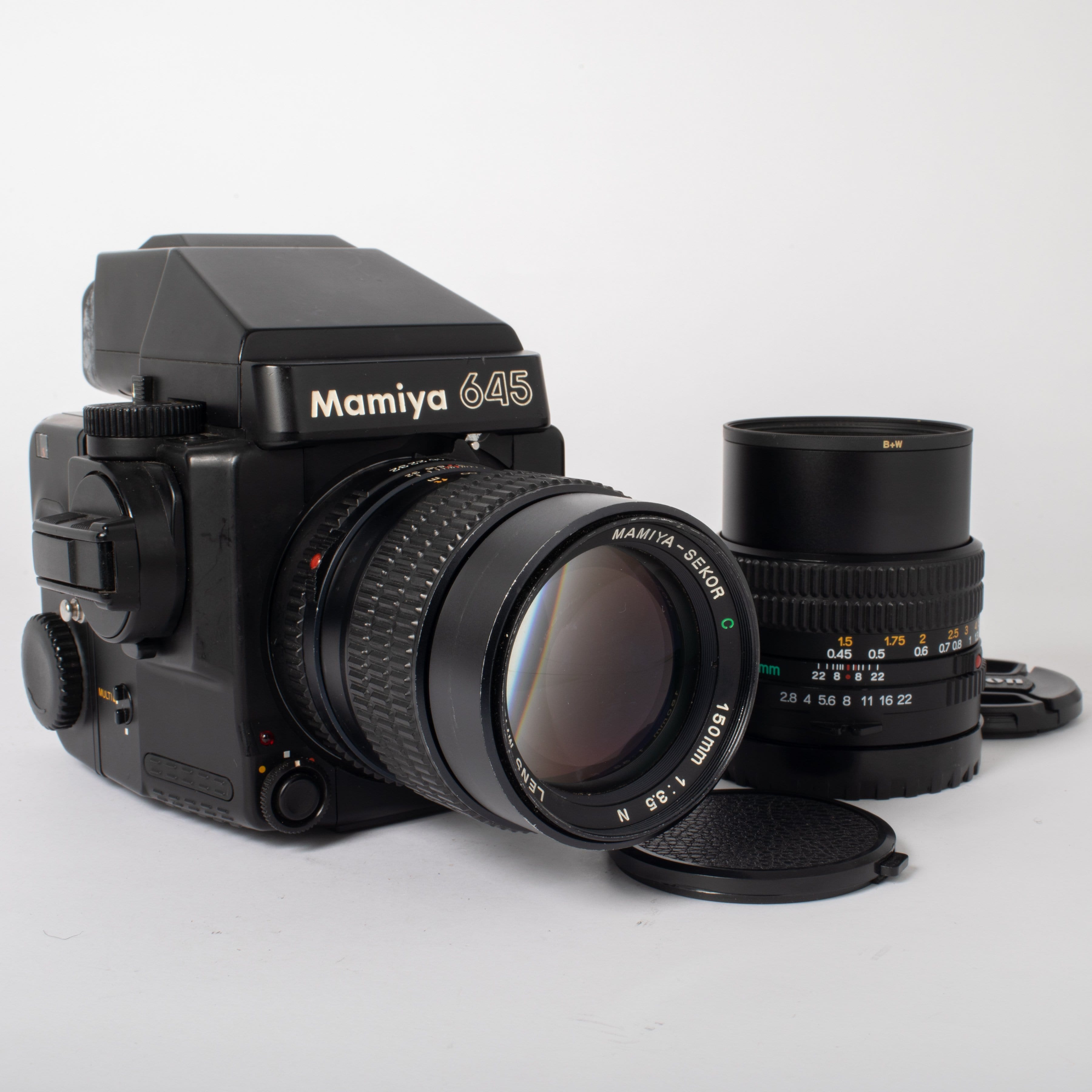 Mamiya M645 Super with 150mm f/3.5 and 55mm f/2.8 KIT – Film