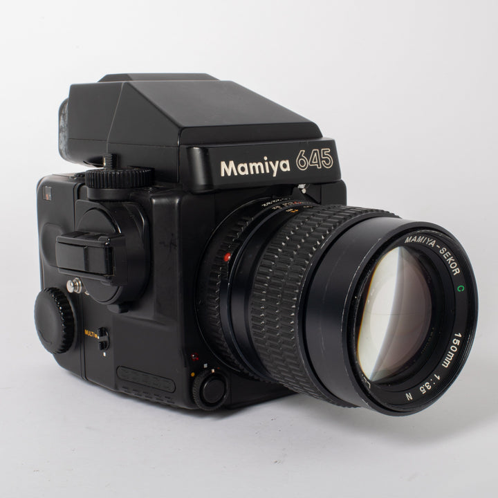 Mamiya M645 Super with 150mm f/3.5 and 55mm f/2.8 KIT