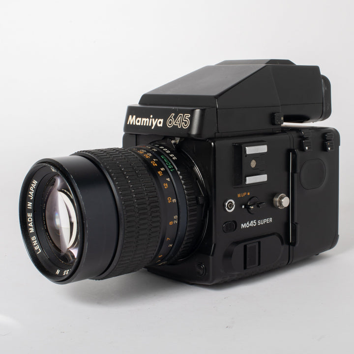 Mamiya M645 Super with 150mm f/3.5 and 55mm f/2.8 KIT