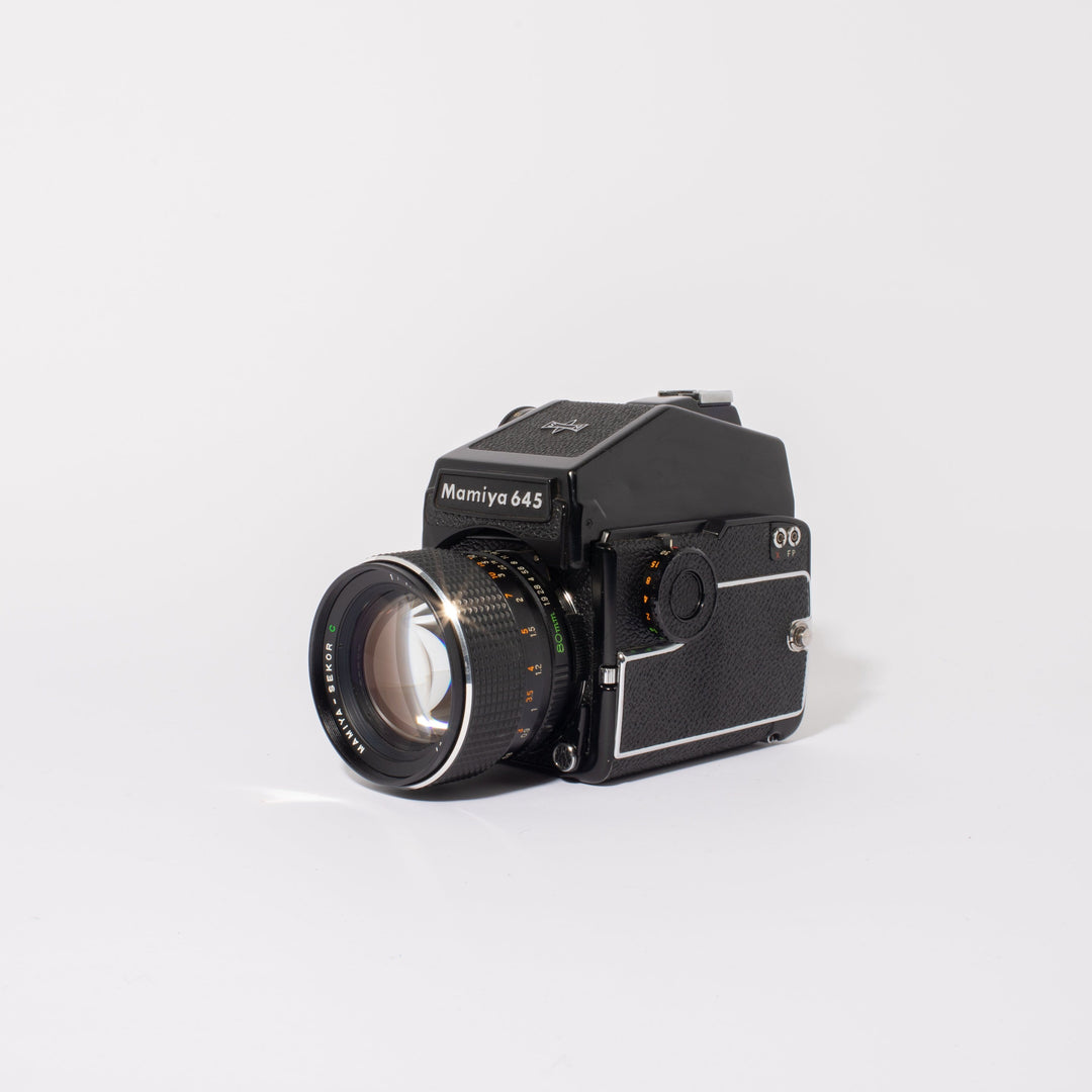 Mamiya M 645 1000S with 80mm f/1.9 Lens