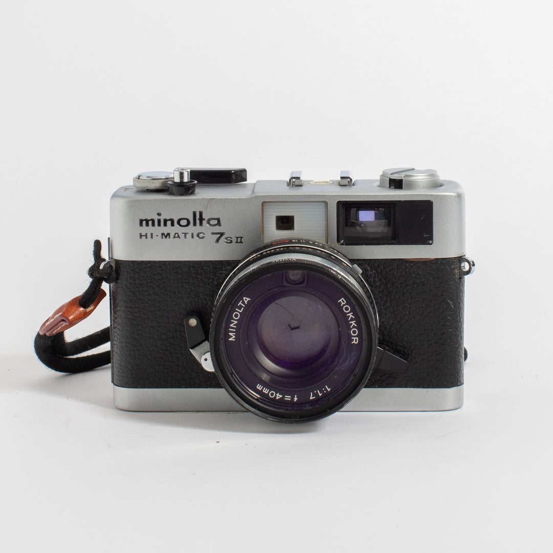 Minolta Hi-Matic 7SII with 40mm Rokkor f/1.7 lens