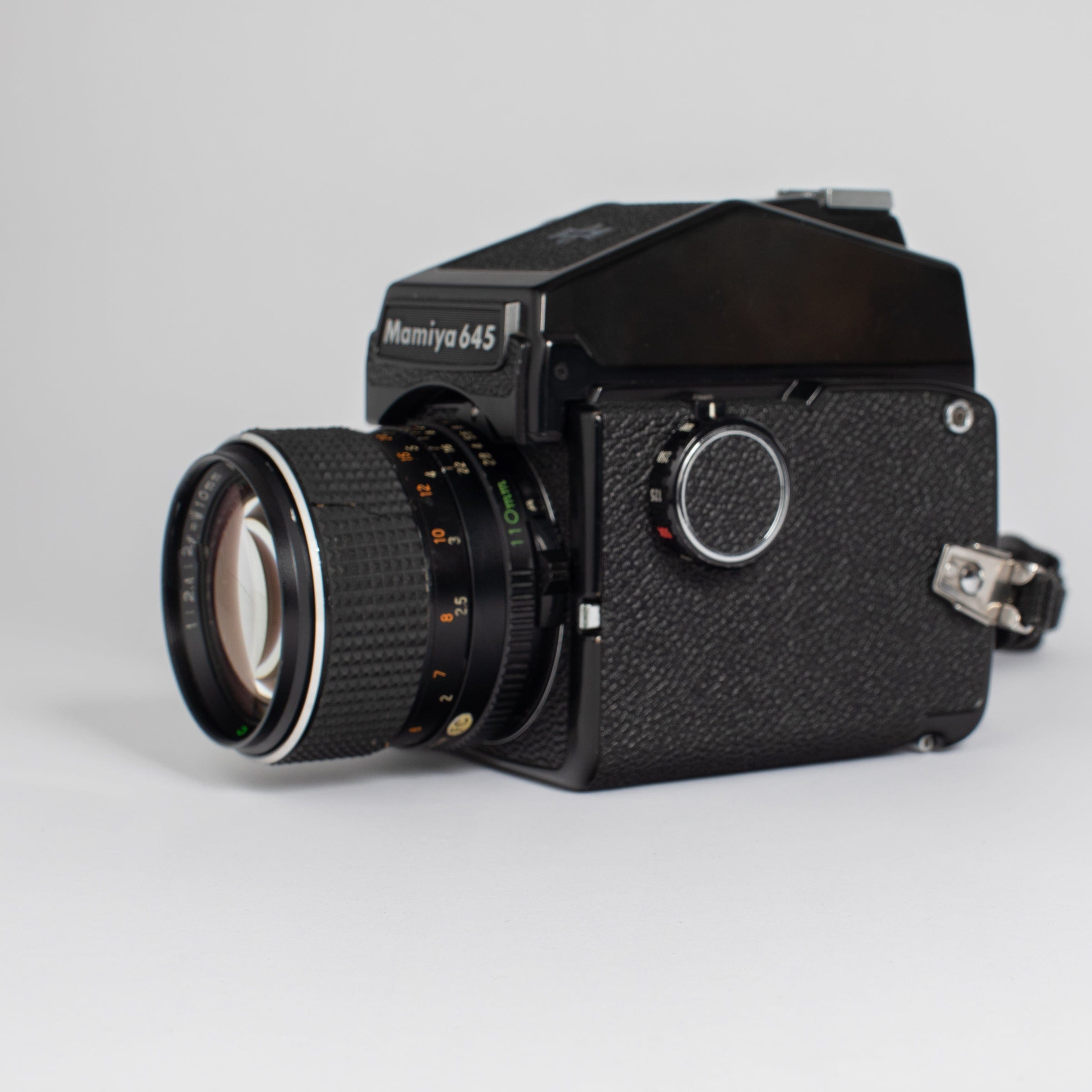 Mamiya M645 J with 55mm f/2.8 and 110mm f/2.8 – Film Supply Club