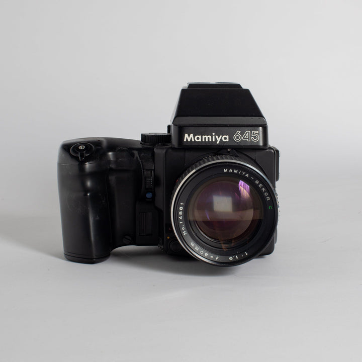 Mamiya M645 Super with Power Grip and 80mm f/1.9 Lens