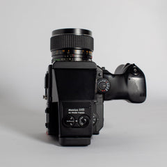 Mamiya M645 Super with Power Grip and 80mm f/1.9 Lens – Film