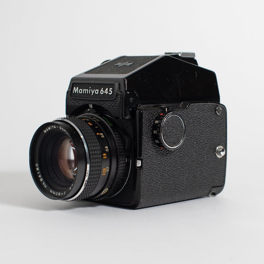 Mamiya M645 J with Mamiya-Sekor C 80mm f/2.8 Lens