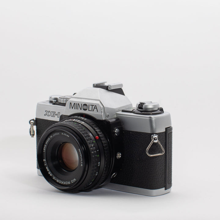Minolta XG-1 with 45mm MD Rokkor-X f2 Lens