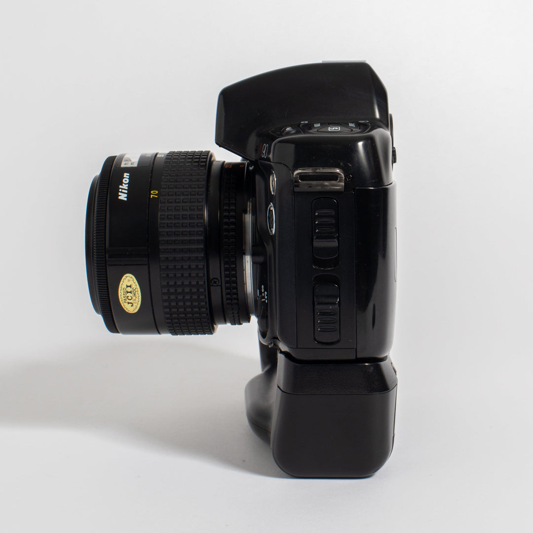 Nikon N90 with AF Nikkor 35-70mm f/3.3-4.5 and Motor Drive