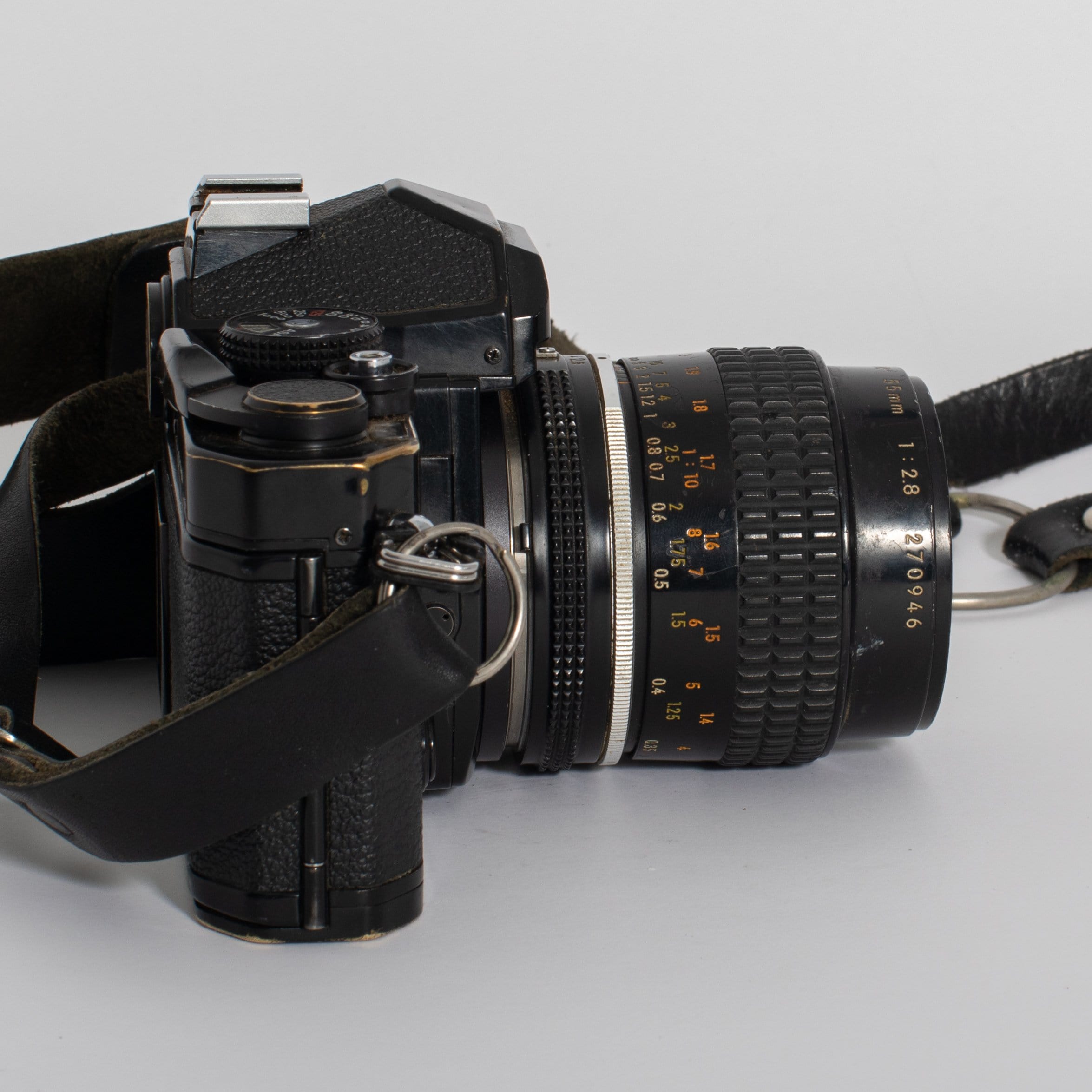 Nikon FM with 55mm f/2.8 Micro Lens – Film Supply Club Nikon FM with 55mm f/2.8 Micro Lens – Film Supply Club