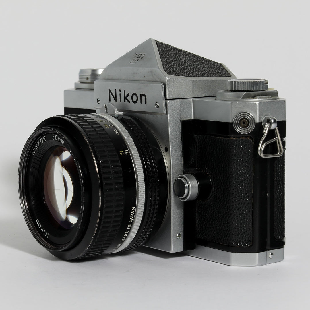 Nikon F Plain Prism with 50mm f/1.4 lens