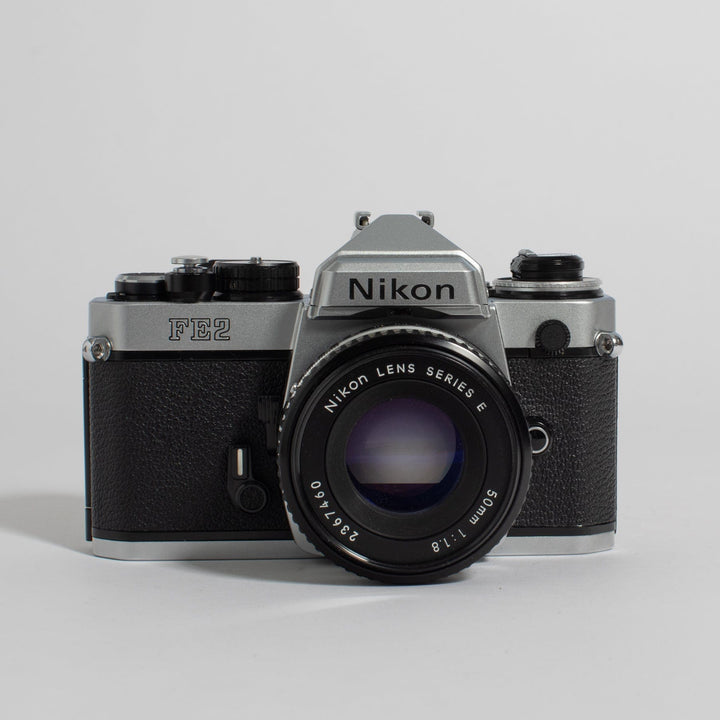 Nikon FE2 with 50mm f/1.8 Series E Lens -- fresh CLA!