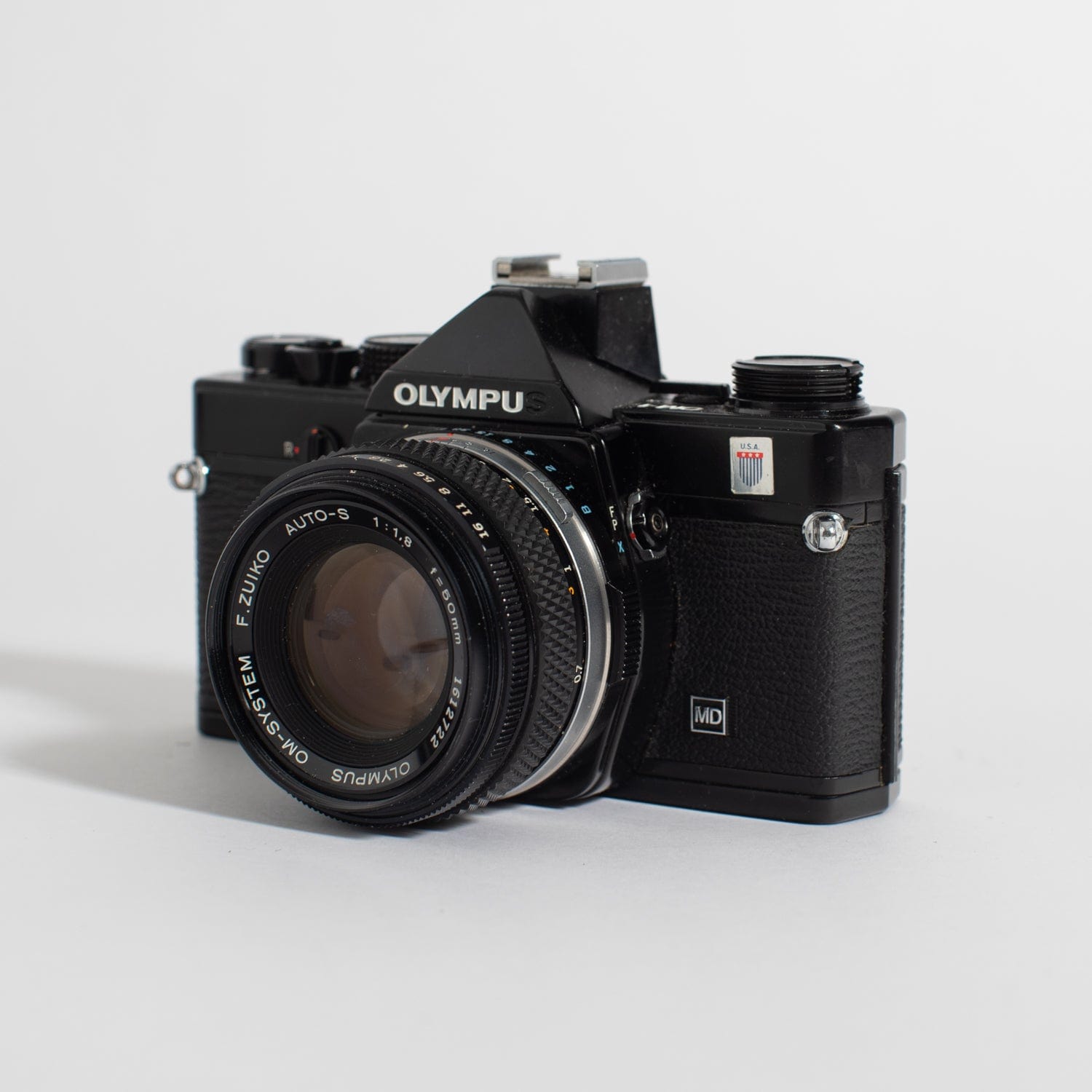 Olympus OM-1N Black with 50mm f/1.8 Lens – Film Supply Club