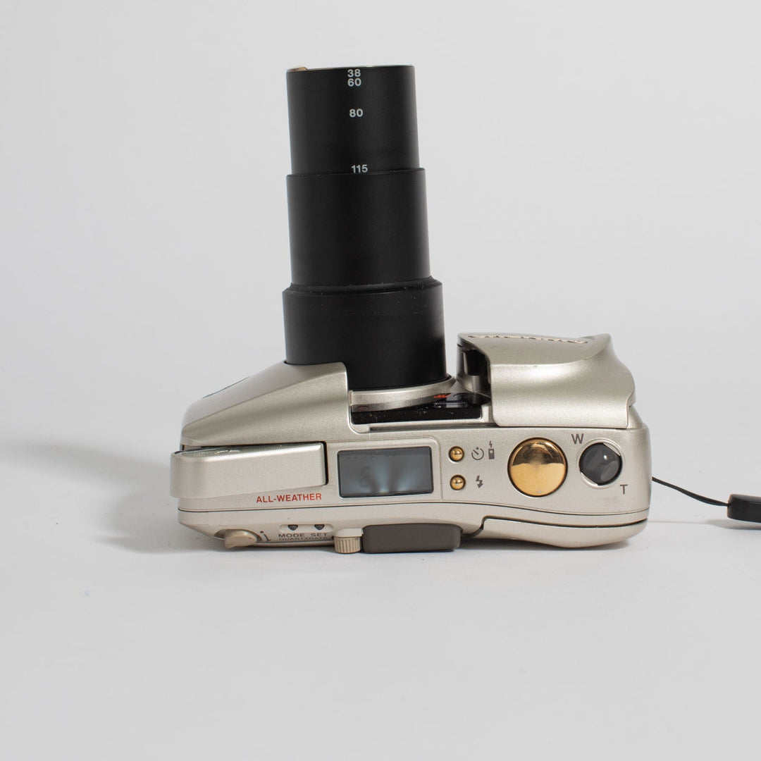 Olympus Stylus Zoom 115 DLX with 38-115mm lens with strap
